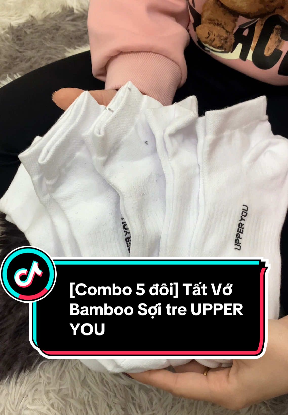 [Combo 5 đôi] Tất Vớ Bamboo Sợi tre UPPER YOU #sơnreview #TikTokShop #tatvo #tatvonamnu #tatcongan #tatnamnu #tatnamcongan 