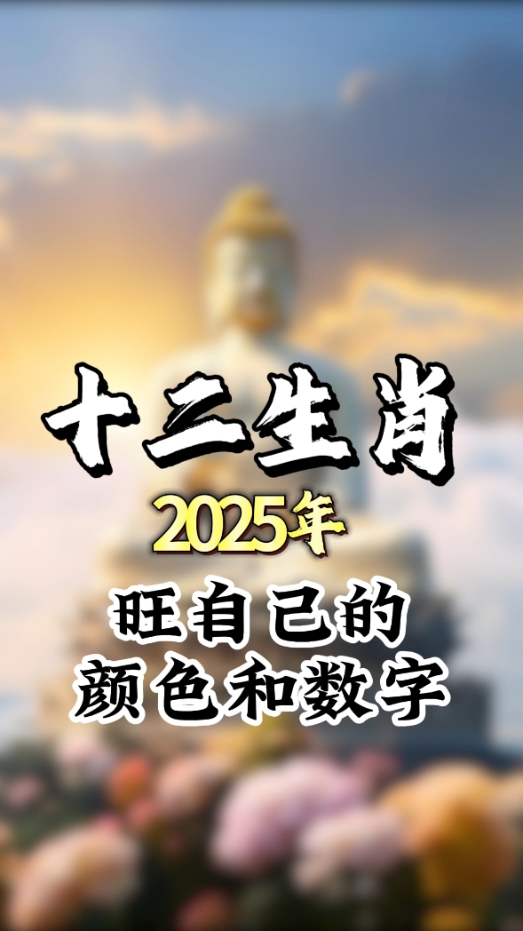 (下集)十二生肖2025年旺自己的顏色和數字#十二生肖 #生肖 #玄學 #財運 #小人 #國學 #八字 #命理 