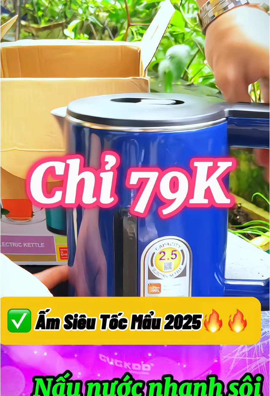 Chỉ với 79K đã có 1 ấm siêu tốc nấu nước nhanh sôi giữ nhiệt tốt nè #xuhuongtiktok #dogiadungtienich2025 #amsieutoc #amnaunuoc #cuckoo #dogiadung #giadung #giadungtienich #giadungthongminh #giadungdanang #dogiadung #dogiadungtienich #dogiadungthongminh #dodunggiadinh #dogiadungtienich2025 #xuhuong #foryou #viral 