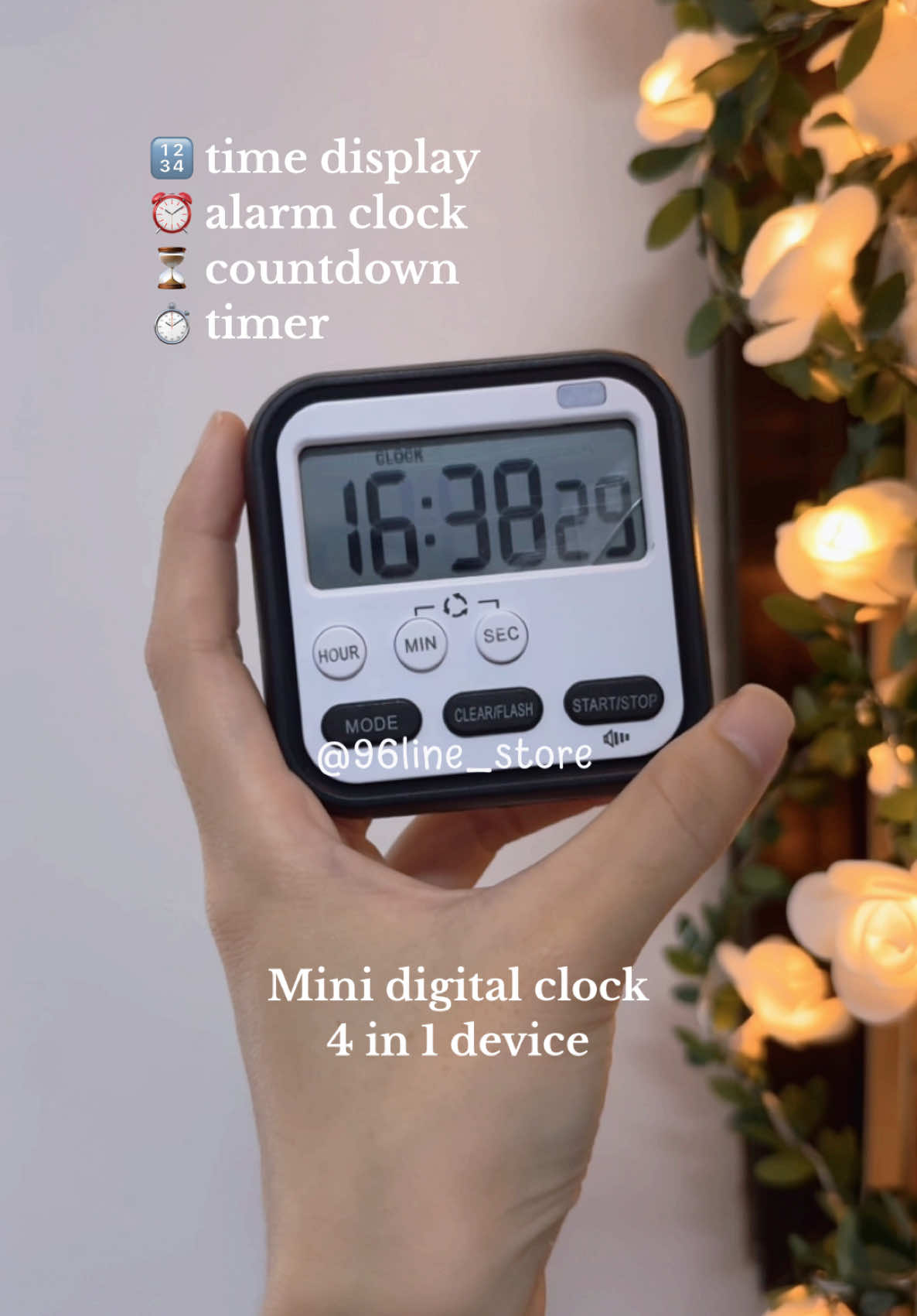 មានស្តុក៤ពណ៌ 🕒 @11g.carat #96line_store #nineteenninetysixstore #battambang #studytok #alarmclock #digitalclock #timer #studyessentials 