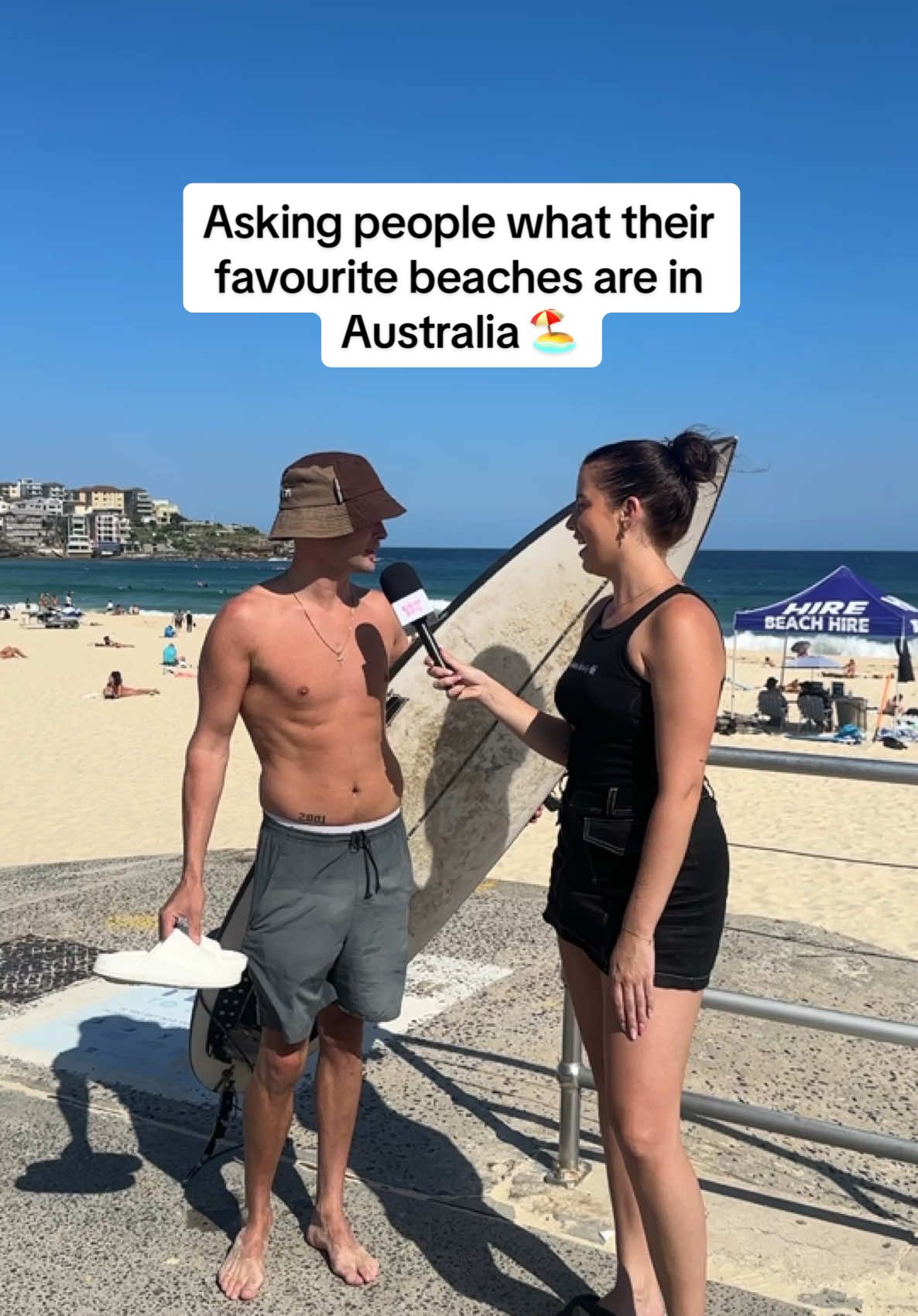 Whats your favourite beach in Australia?☀️🌊🏄‍♀️🏖️ #bondibeach #australia #streetinterview 