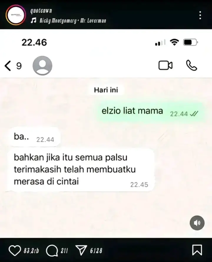 ntah sampai kapan aku akan bisa kembali tersenyum dengan tulus, ntah sampai kapan rasa sesak dan sakit ini hilang. aku cape, aku tidak ingin terus- terusan hidup di bawah bayang-bayangmu, aku juga ingin seperti mu yang bisa hidup bebas setelah berpisah dariku. aku cape di bungkam rasa rindu yang sudah tak ada lagi pemiliknya, aku lelah menahan rasa khawatir akan seseorang yang sudah tidak lagi bisa ku genggam jemarinya, aku cape terus-terusan memimpikan seseorang yang sudah bukan lagi aku yang memiliki nya. fase ini sangat berat, padahal aku sudah berpisah lama denganmu, tapi ntah kenapa aku belum bisa lepas darimu.#galaubrutal #epep #fyp 