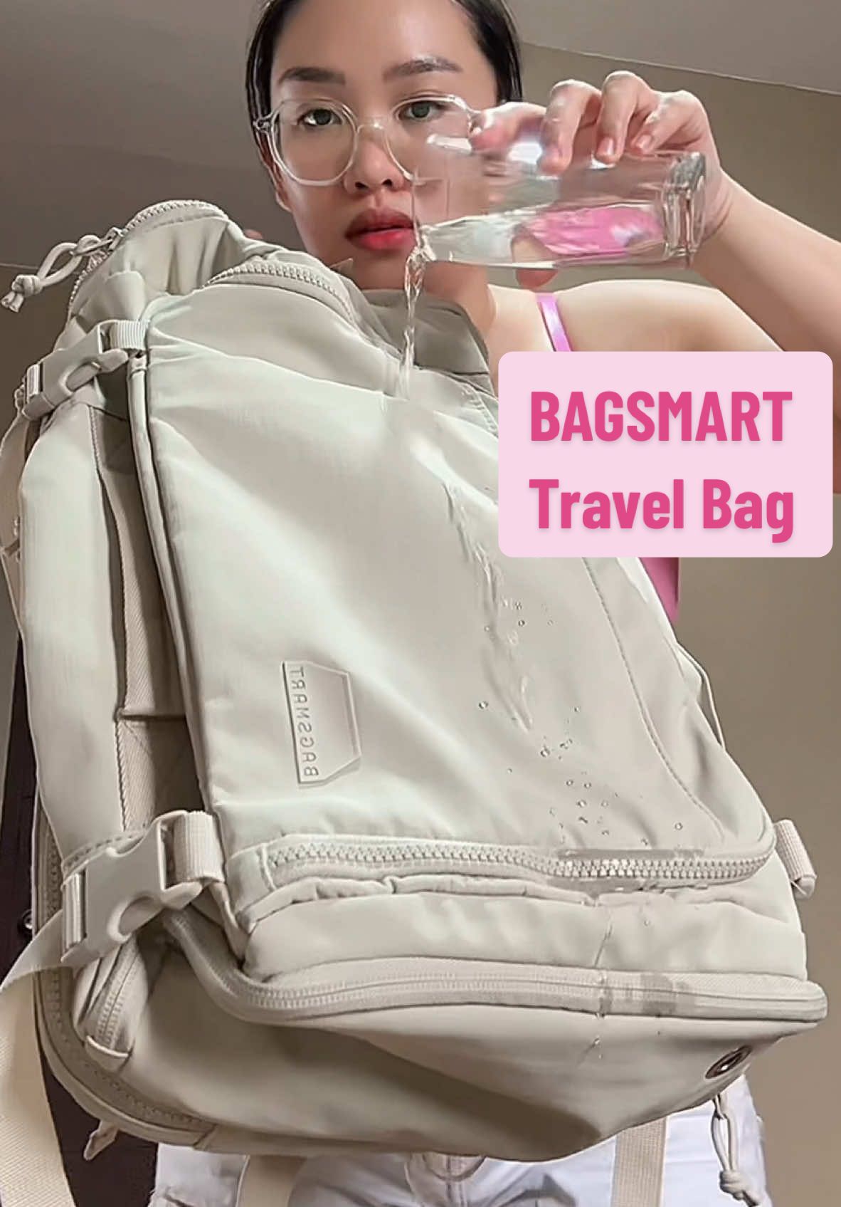 #travelbag #travelbackpack #bagsmart #travel #backpack #waterproofbag #carryonluggage @BAGSMART Store 