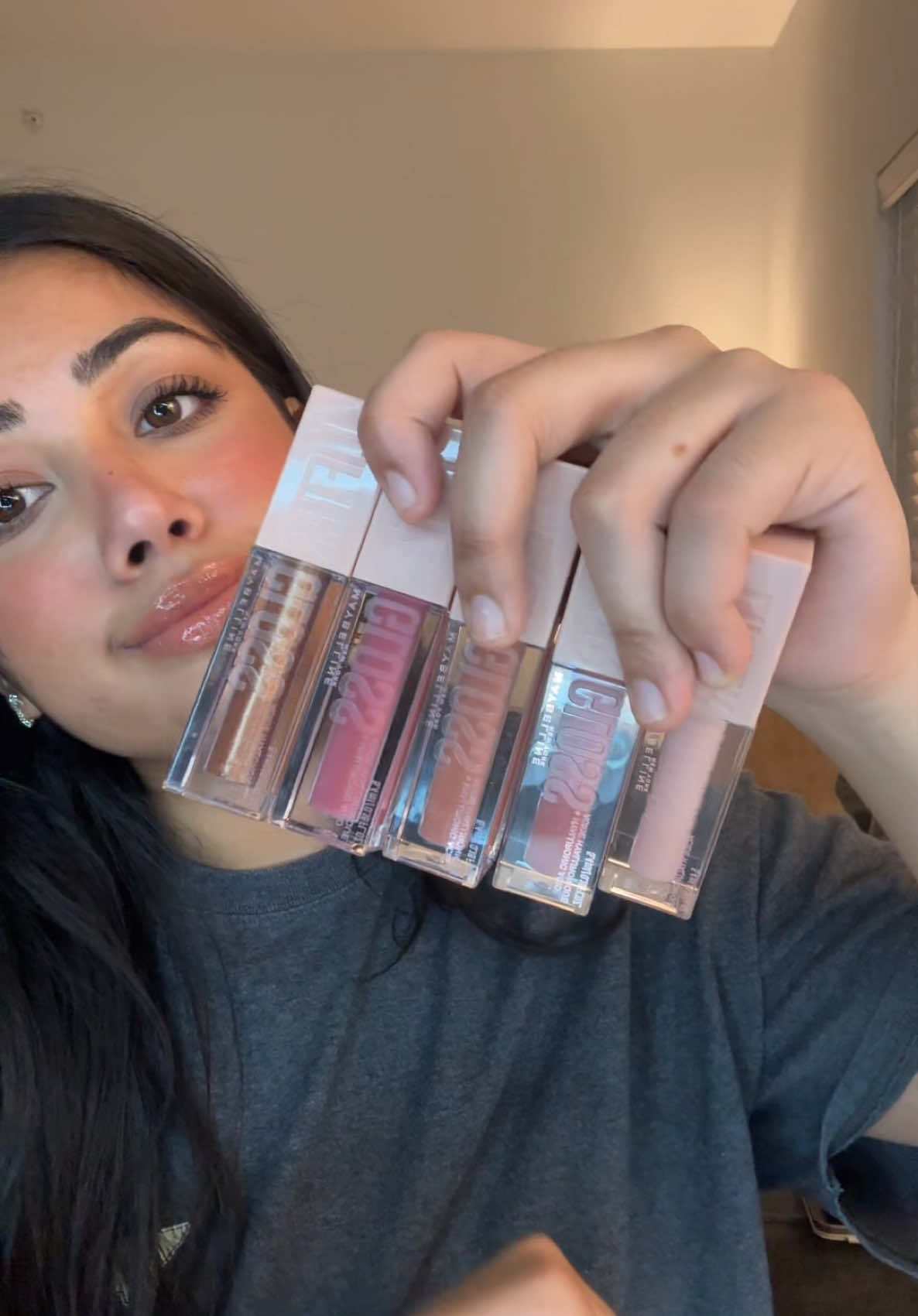 Maybelline Lifter Gloss try on! @Maybelline NY #lips #liftergloss #giftedbymaybelline #drugstoremakeup 