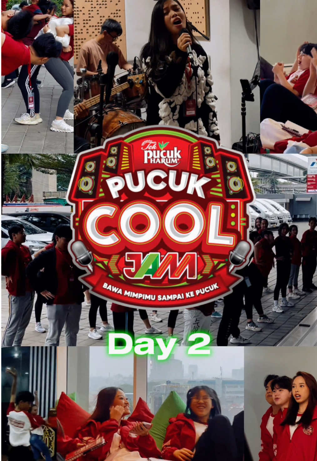 It's Day-2, Bootcamp Pucuk Cool Jam 2024!!! Makin hari makin akrab & makin seru😆🔥 Para finalis dapat banyak ilmu dari sesi mentoring maupun pada saat latihan bareng para coach Masih kepo dengan keseruan para Top 10 Finalis Pucuk Cool Jam 2024 di hari selanjutnya kan? Nah, jangan lupa pantengin terus TikTok @pucukharum.id & IG @pucukharumid #PucukCoolJam2024 #TehPucukHarum