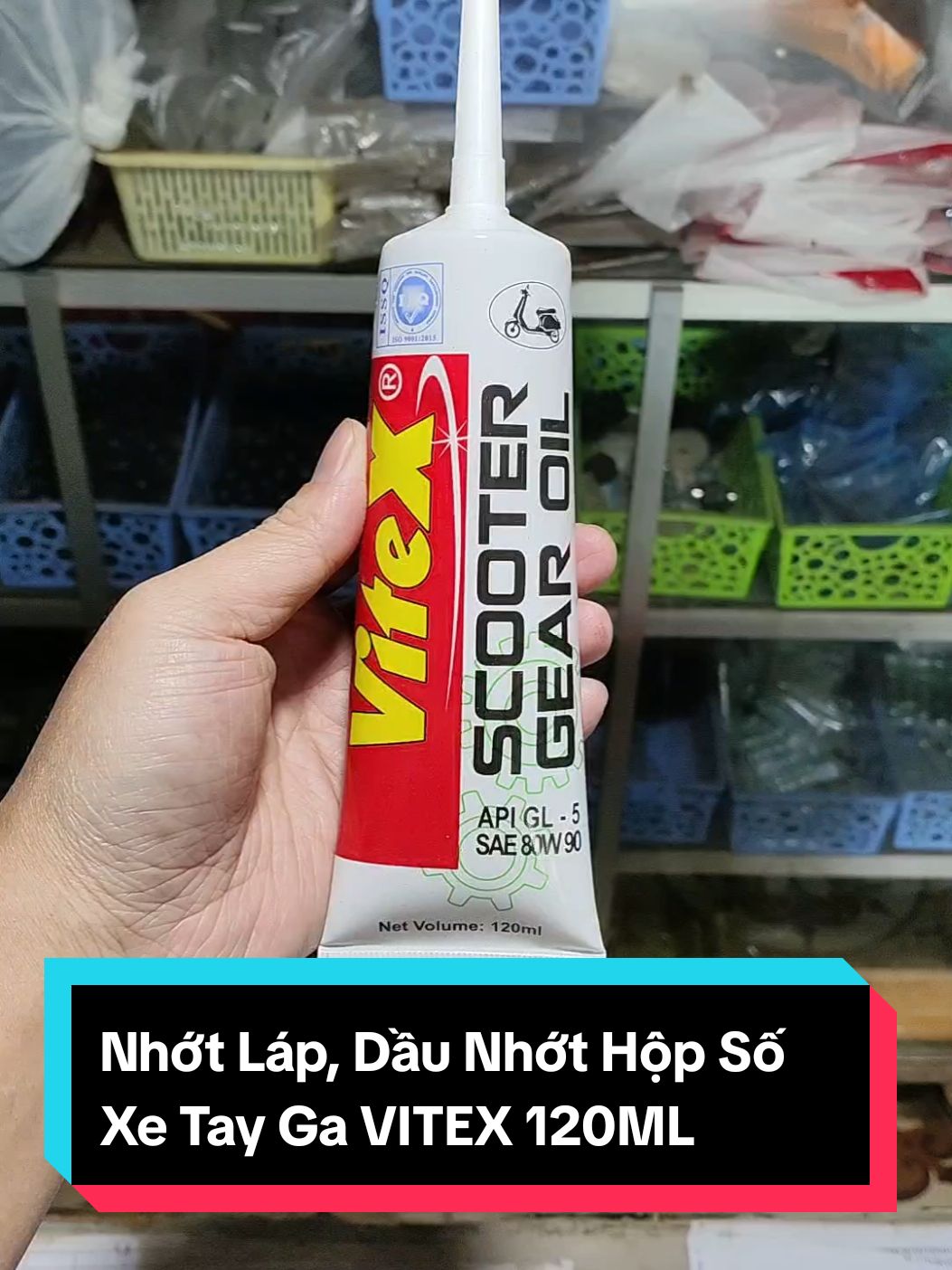 Nhớt Láp, Dầu Nhớt Hộp Số Xe Tay Ga VITEX 120ML Dùng Cho Xe Tay Ga Honda, Yamaha, Suzuki, SYM #xemay #phutungxemay #nhotlap #nhothopso #honda #yamaha #suzuki #sym 