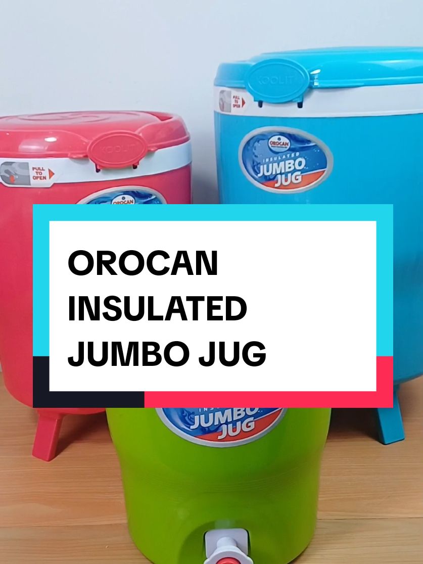 Cool, durable, and colorful! Choose your perfect Orocan Water Jug—available in all sizes and shades!  #HydrationGoals #Orocan #OrocanInsulated  #jumbojug #waterjug #orocanphilippines 