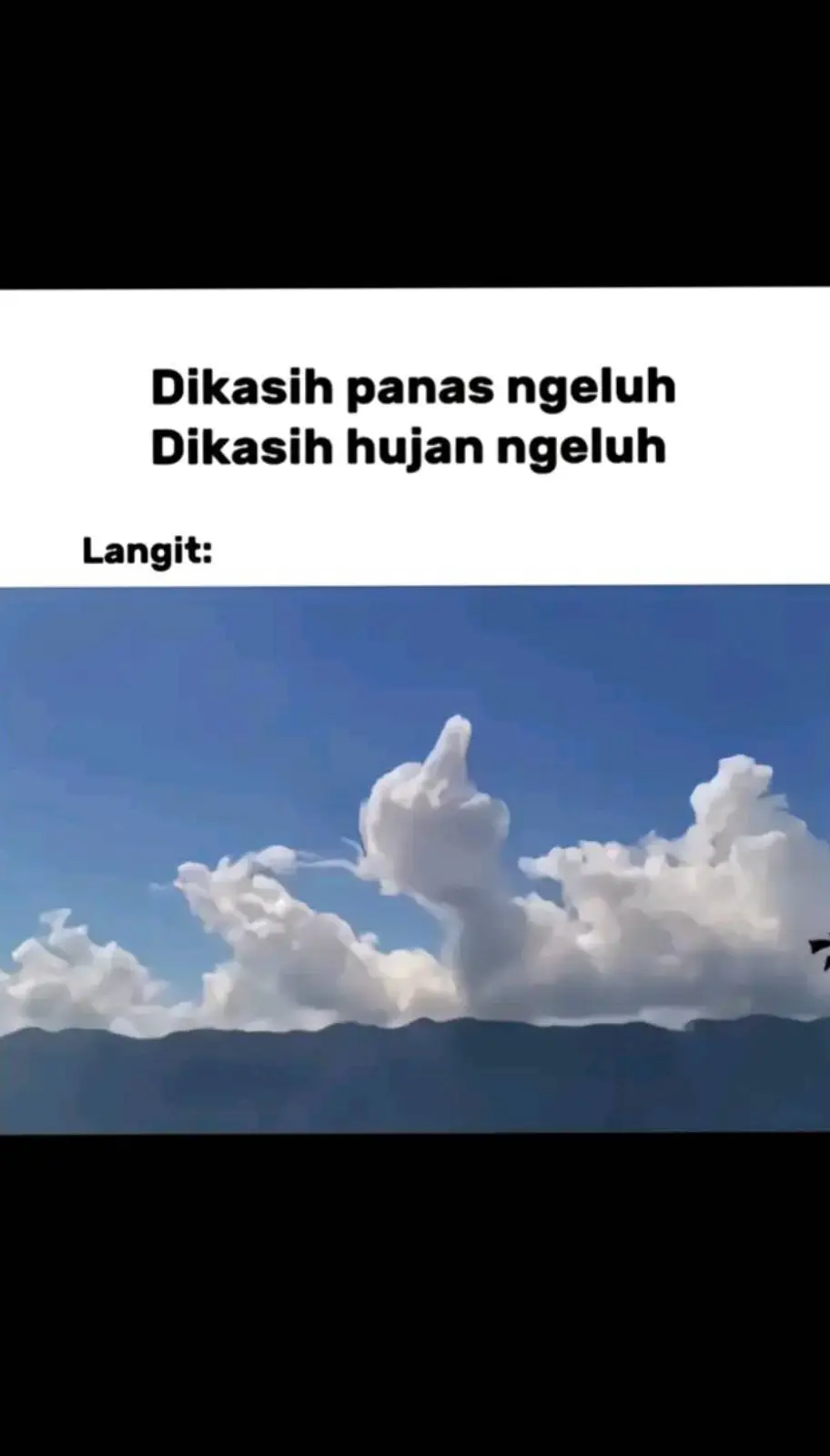 kurang bersyukur itulah kita.