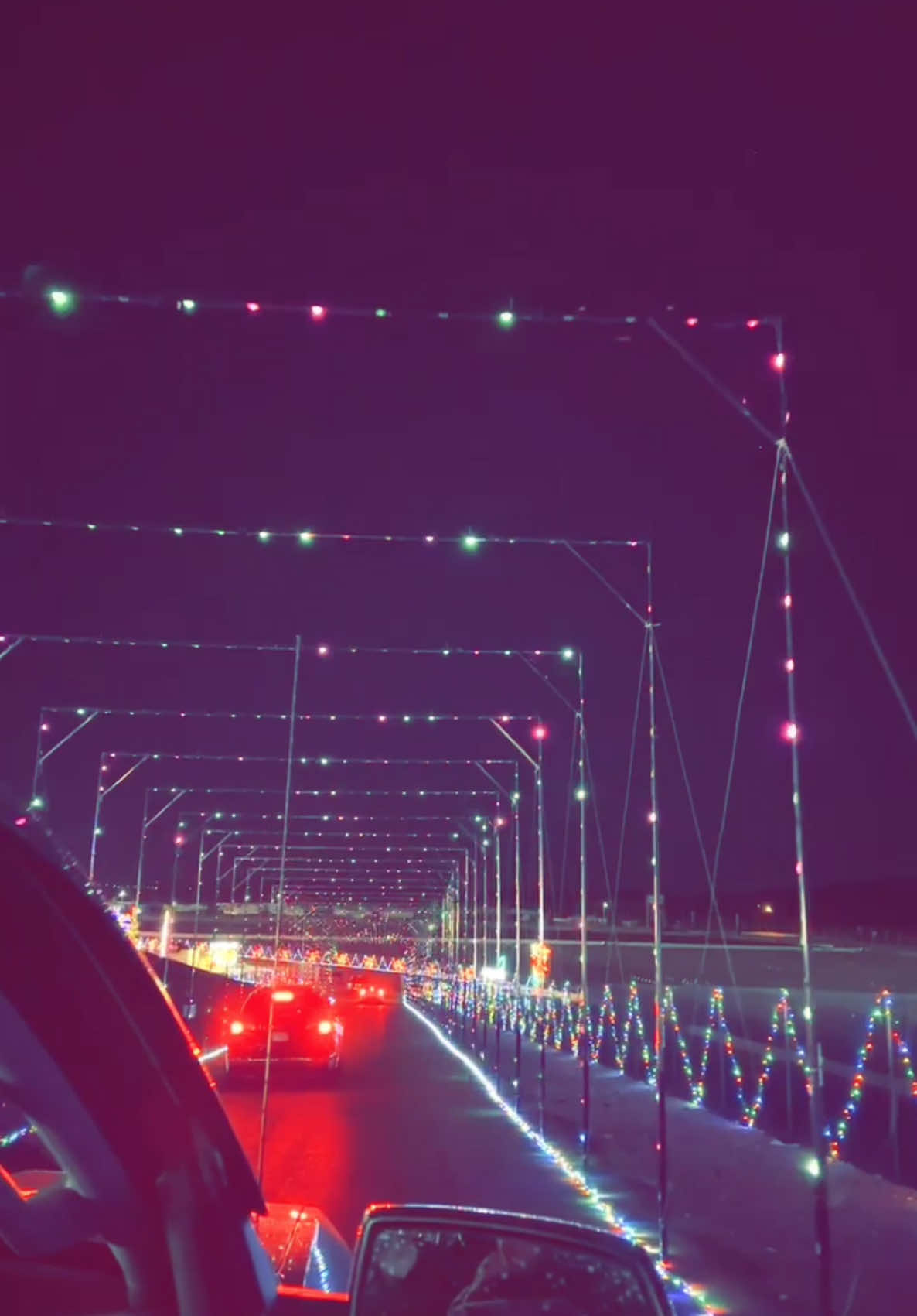 Christmas Drive Thru in LV #lasvegas #speedway #christmas #drivethru #winter #christmaslights 