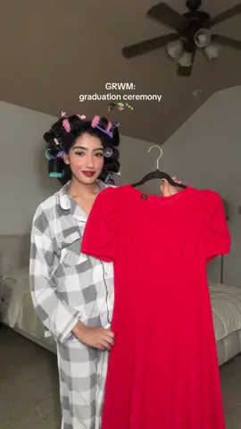 such a memorable day🥹🎓 #grwm #graduation #college #grad #student #modestoutfits #sheindresses #dysonhair #longhair 