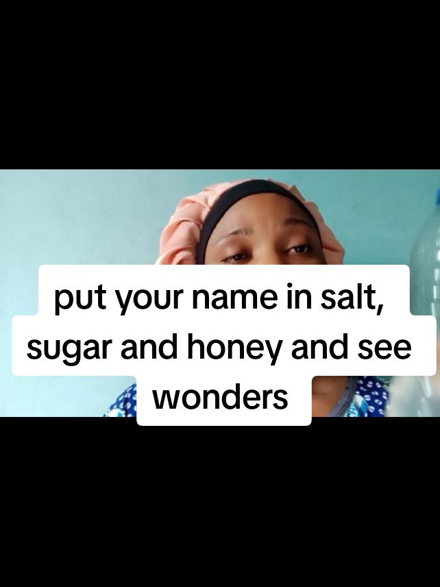 put your name in salt, sugar and honey and see wonders #spiritual #ricewater #spirituality #highlight 