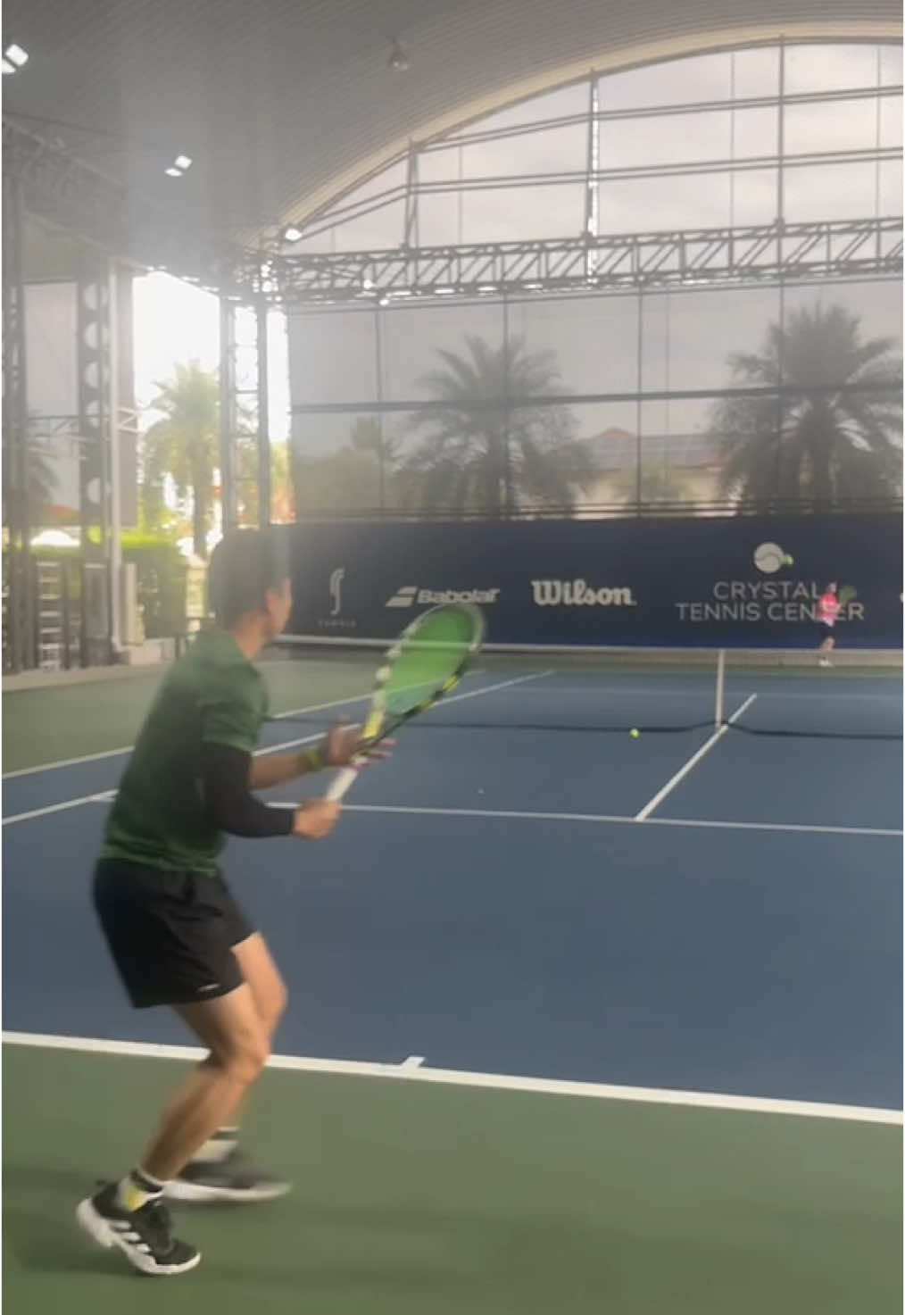 สนามอย่างดี #crystaltenniscenter #tennis #tennisplayer #practice #tennispractice #tennistiktok #racket #babolat #🎾 #tennisvideo #tennistraining #tennistv #tennisfans #wilson #wilsontennis  #sport #head #headtennis #technifibre #princtennis  #lacostetennis #dunloptennis #racket #yonex #yonextennis #yonexracket #artengo #decathlon #sport