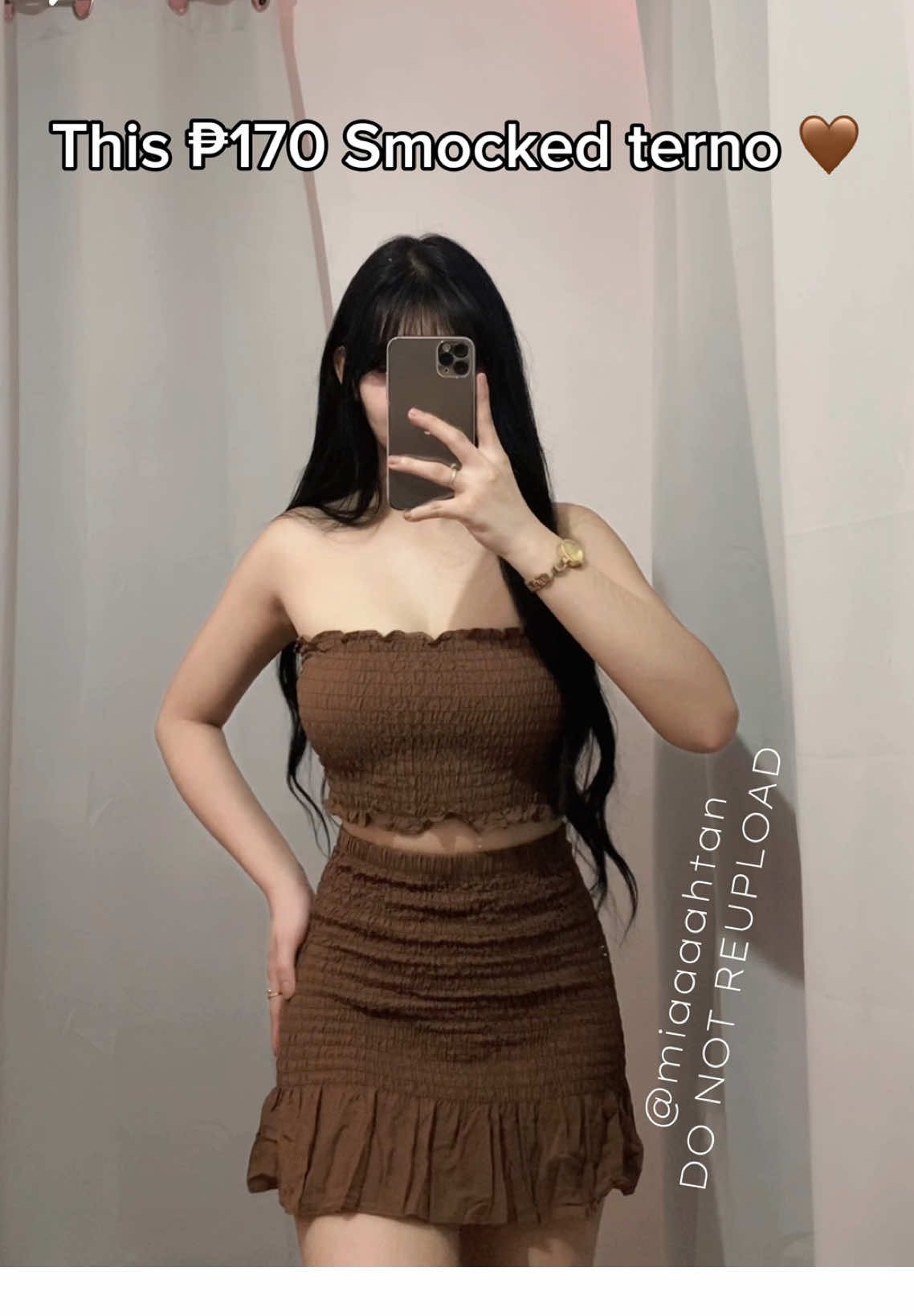 Replying to @hazel labadan REUP* THIS KASE PASOK PANG NEW YEAR HAHAHA  #casualoutfit #outfit #OOTD #fyp #foryou #foryoupage #chocobrown #choco #chocobrownoutfit #newyearoutfit #pantonecolor #pantonecoloroftheyear #mochamousse #christmas #christmasparty #christmaspartyoutfit #partyoutfit #outfit #ootd #terno #ternooutfit #ternocoordinates #ternocoords 