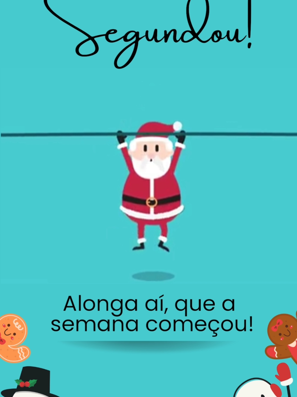 Bom dia!!! Segundou! #bomdia  #segundafeira  #natal  #papainoel  #reflexaododia  #motivacao  #foryour 