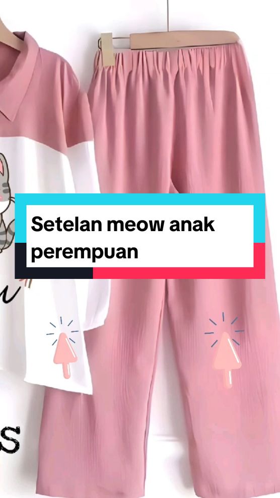 Setelan anak perempuan lengan panjang meow celana motif fashion kids #fashion anak perempuan #setelan meow anak perempuan #setcel cringcle anak perempuan #oneset motif anak perempuan #cuantanpabatas #fypシ゚viral