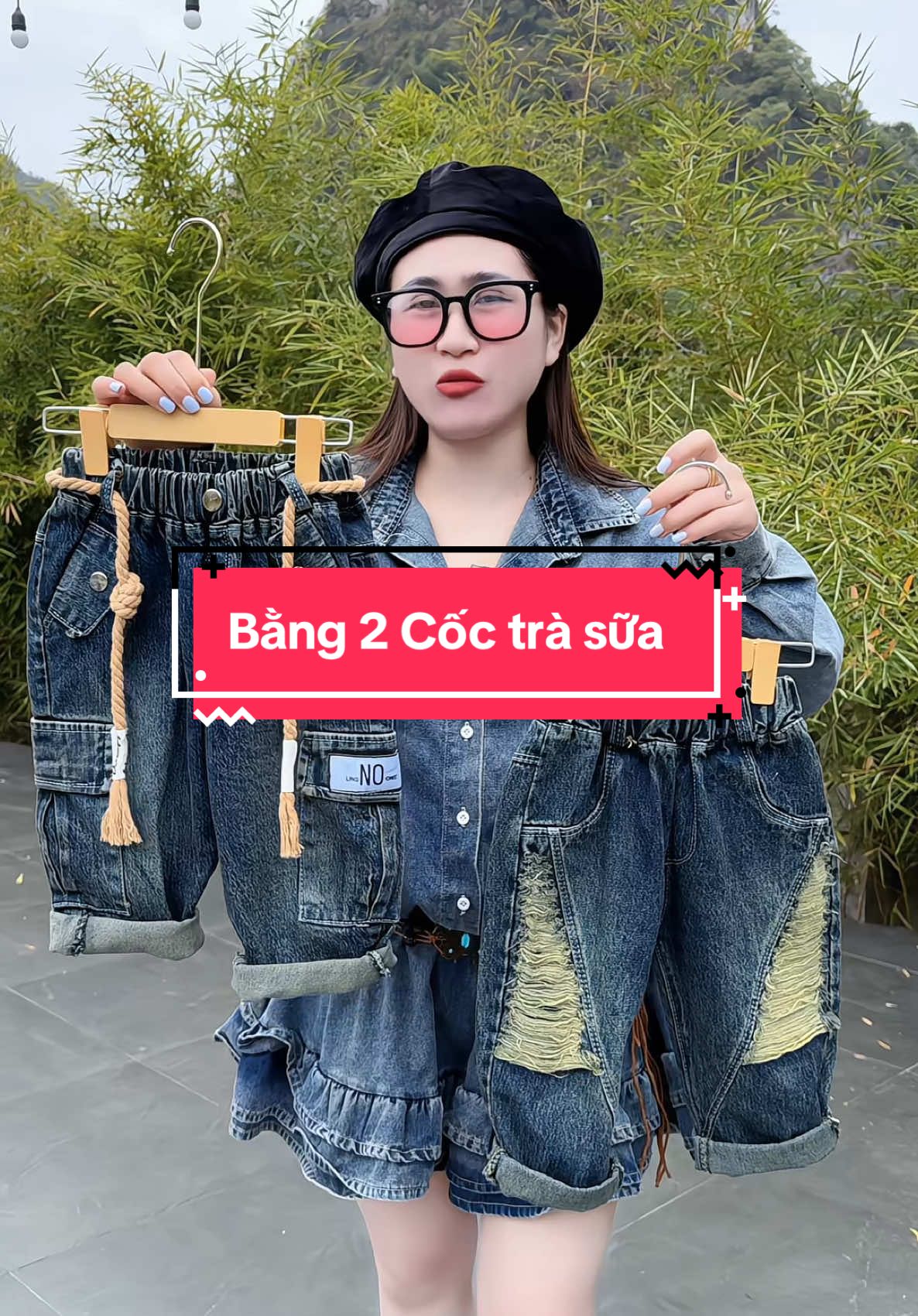 Bằng 2 cốc trà sữa thôi ạ  #thoitrangtreem #quanjeanchobetrai #quanchobetrai #quanbochobetrai 