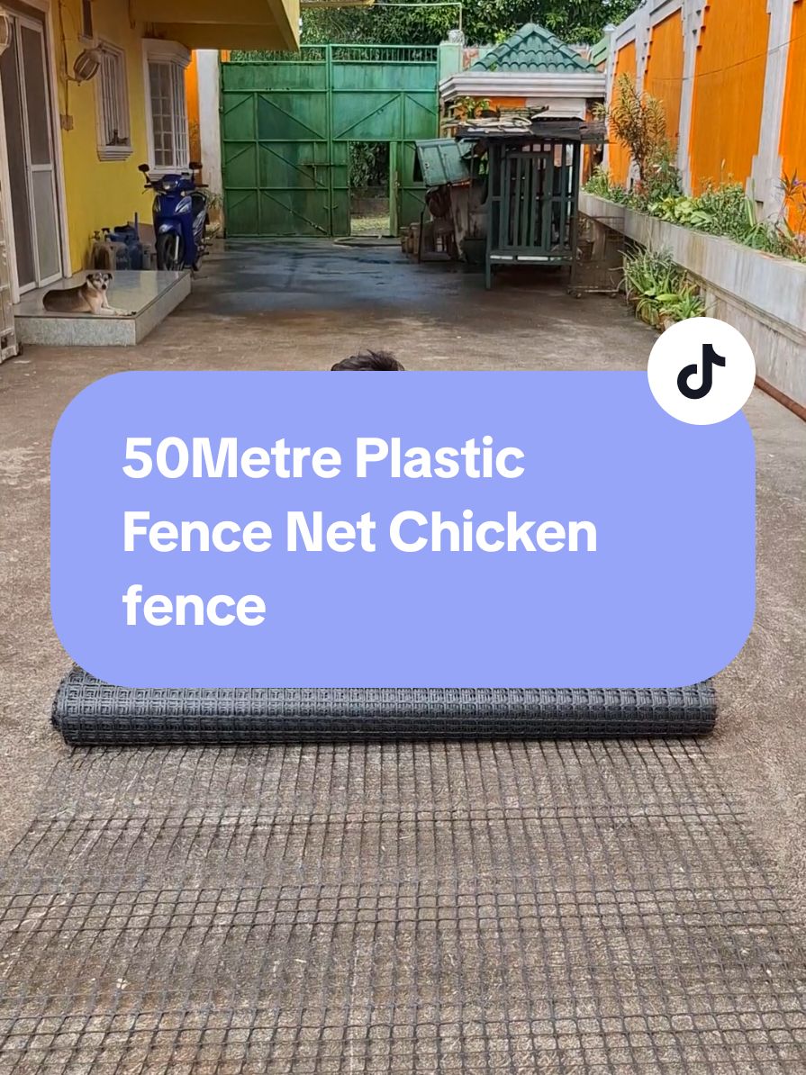 #50Metre Plastic Fence Net Chicken fence#net out door#net orchard protective geogrid garden#creatorsearchinsights #TikTok Shop On Trend