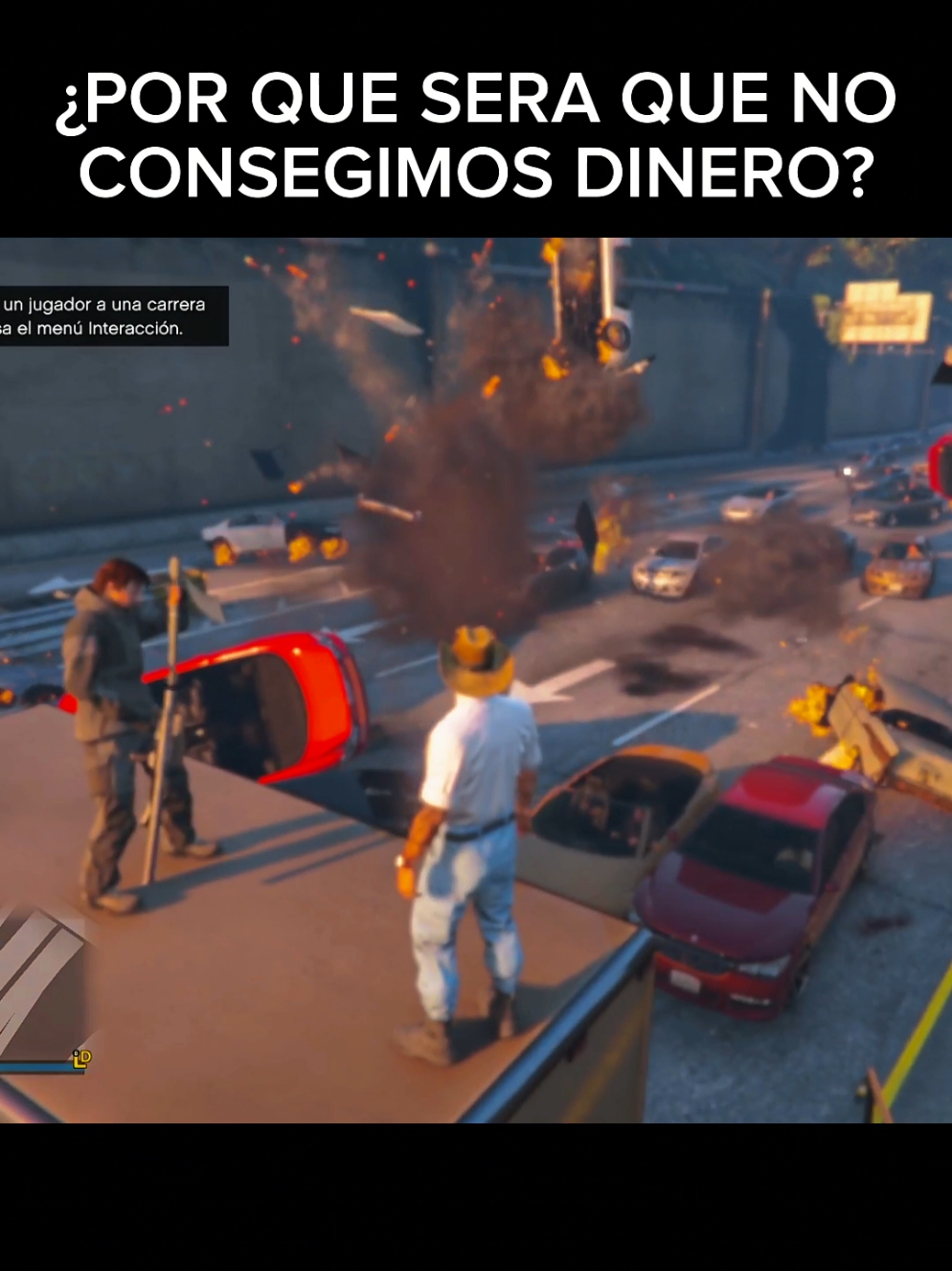 ya parte 3. VAMOS DE MAL A PEOR @꧁༒☬☠Ƚ︎ÙçҜყ☠︎☬༒꧂ #ontyz #parati #fyp #tiktok #gta #dinero #gta5 #rapidosyfuriosos #lowrider #explosion 