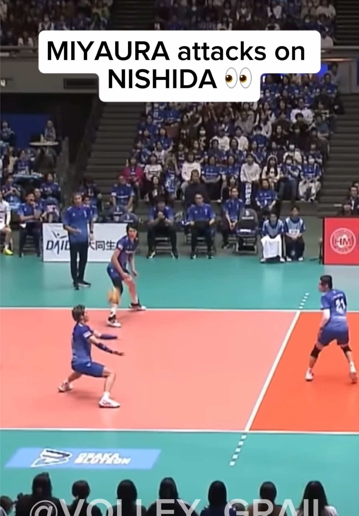 Powerplay between both OP🔥 #volleygrail #volleyballworld #volleyballgame #volleyball #volleyballplayer #volleygrail 