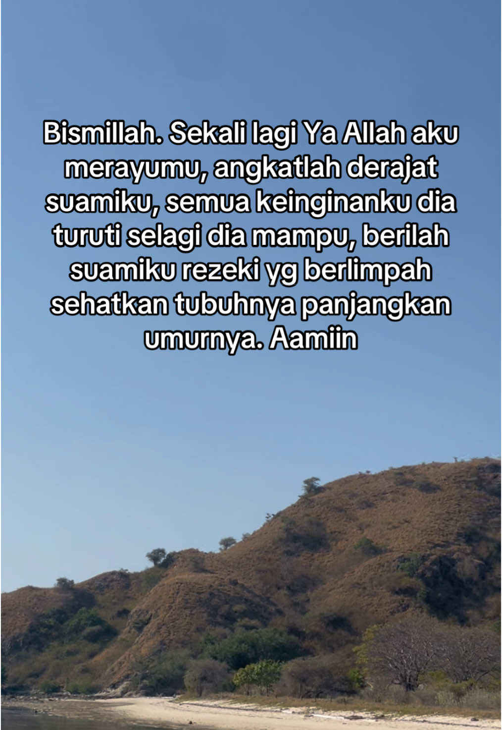 Aamiin🤲✨ #suamiistri #suamiistribahagia #foryoupage #foryou #katakata #suamihebat #quotes 