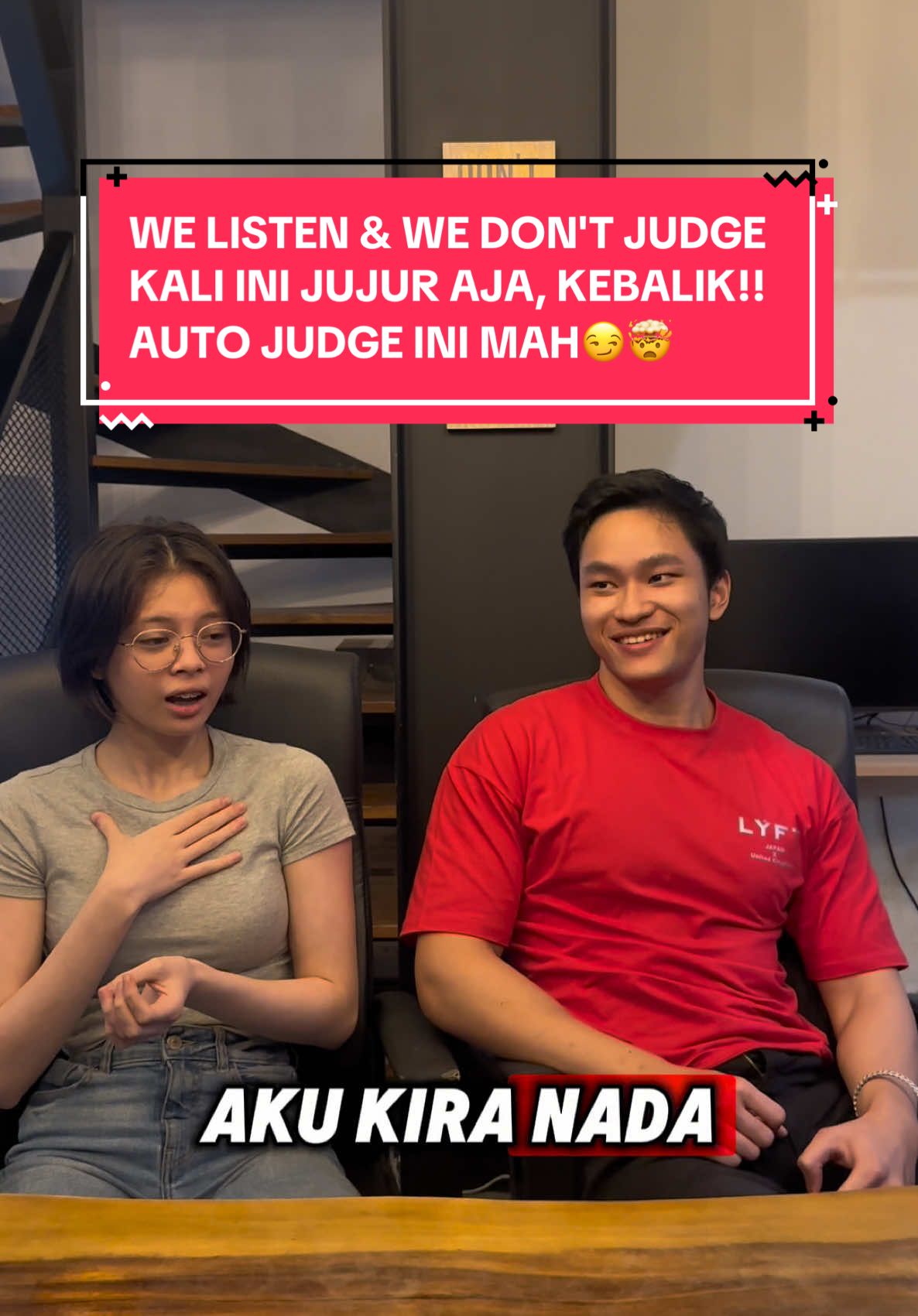 WE LISTEN AND WE DON'T JUDGE #azkacorbuzier #nadatarinaputri #corbuzier #fyppppppppppppppppppppppp #fyp #corbuzierfamily #welistenandwedonejudge #jointrend #trend #humor #sibling 