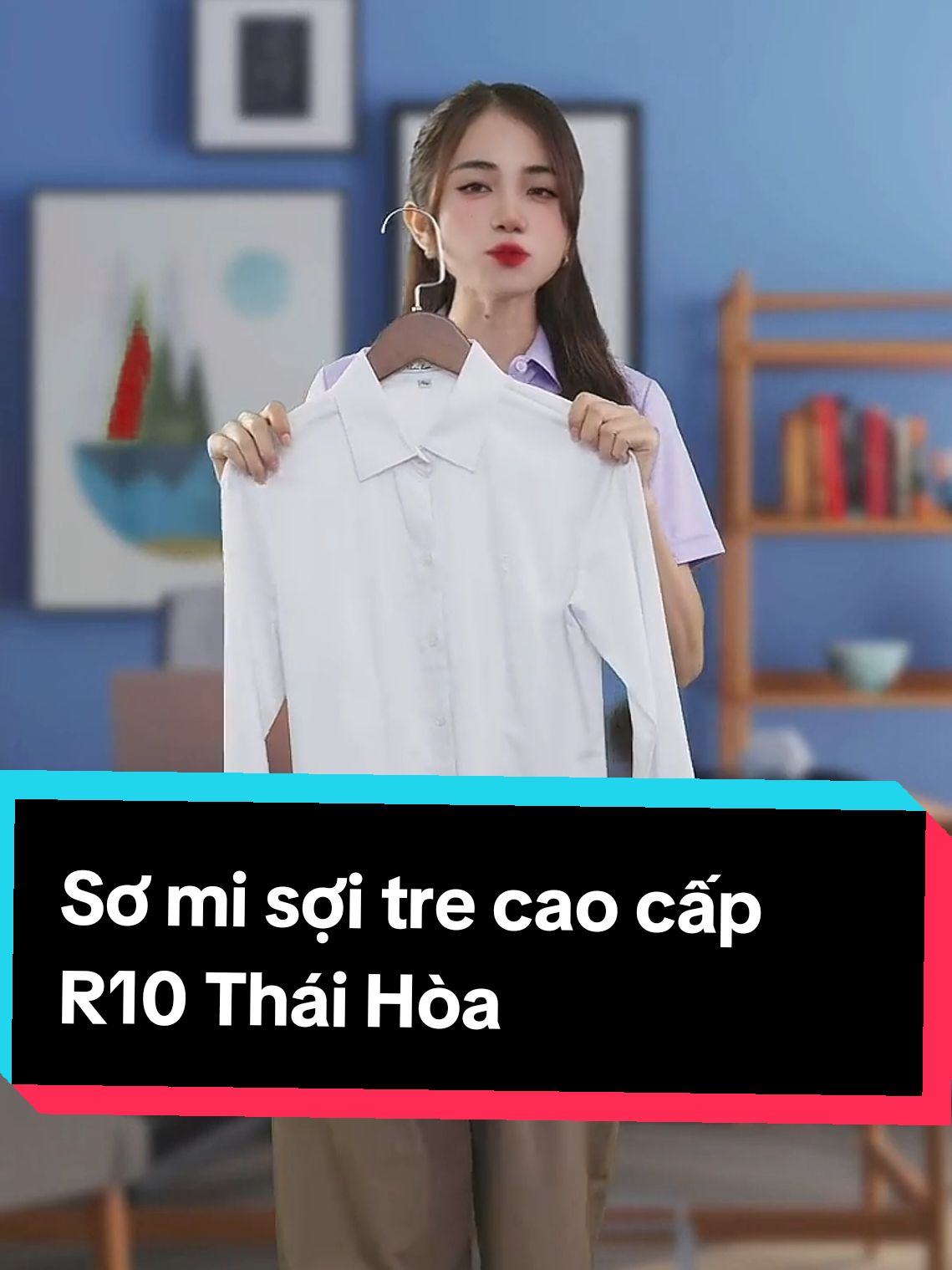 Sơ mi sợi tre cao cấp R10 Thái Hòa #thaihoajsc #thoitrangthaihoa #aosomi #sominu #sale #tiktokshopvn 