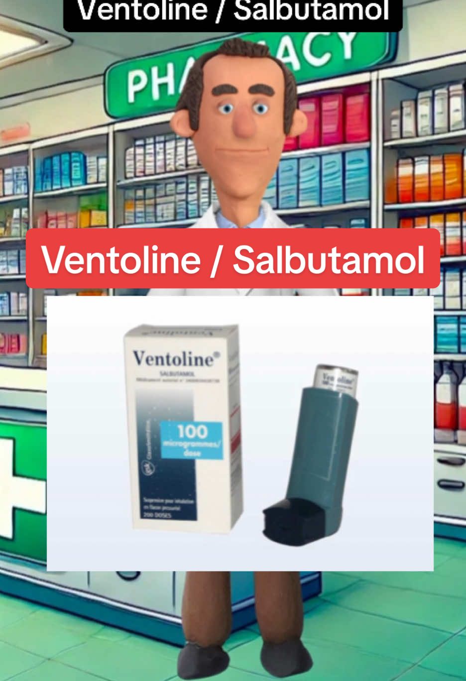 Ventoline #pharmacologie #bronchodilatateur #asthme #bpco #vulgarisation #ifsi #etudianteinfirmière #etudiantmedecine 