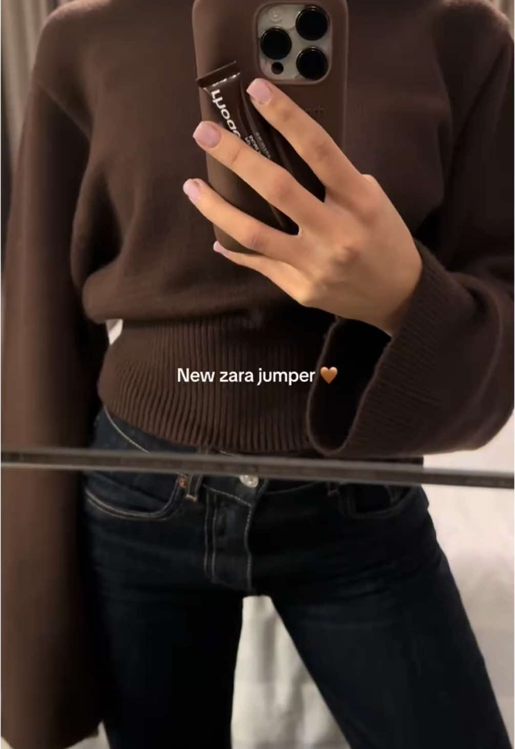 Fav colour 🫶🏼 #brown #darkbrown #fall #fashiontiktok #autumn #zara #inspiration #espresso #Capcut #CapCut #fyp #foryoupagе #knit #jumper #rhode  #autumnoutfits 