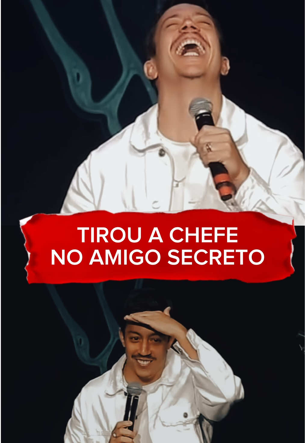 TIROU A CHEFE NO AMIGO SECRETO #renatoalbani #humordquinta #comedia #humor #humortiktok #piada #natal 