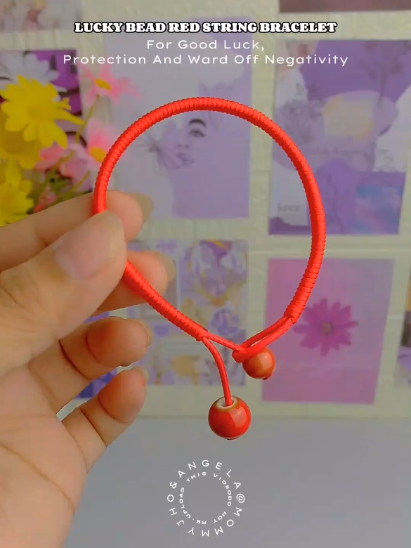 LUCKY BEAD RED STRING BRACELET 👉Wear This For Good Luck, Protection And Ward Off Negativity.!🌸🌷 #bracelet #bracelets  #goodluckbracelet  #redstringbracelet  #redstring  #luckycharmbracelet  #luckybeadredstring #ziyangph #fyp #foryou #tiktok #TikTokShop #tiktokfinds #sulitfinds #mommyfinds #mommyjhoandangela #jolinalaurentecollado08 