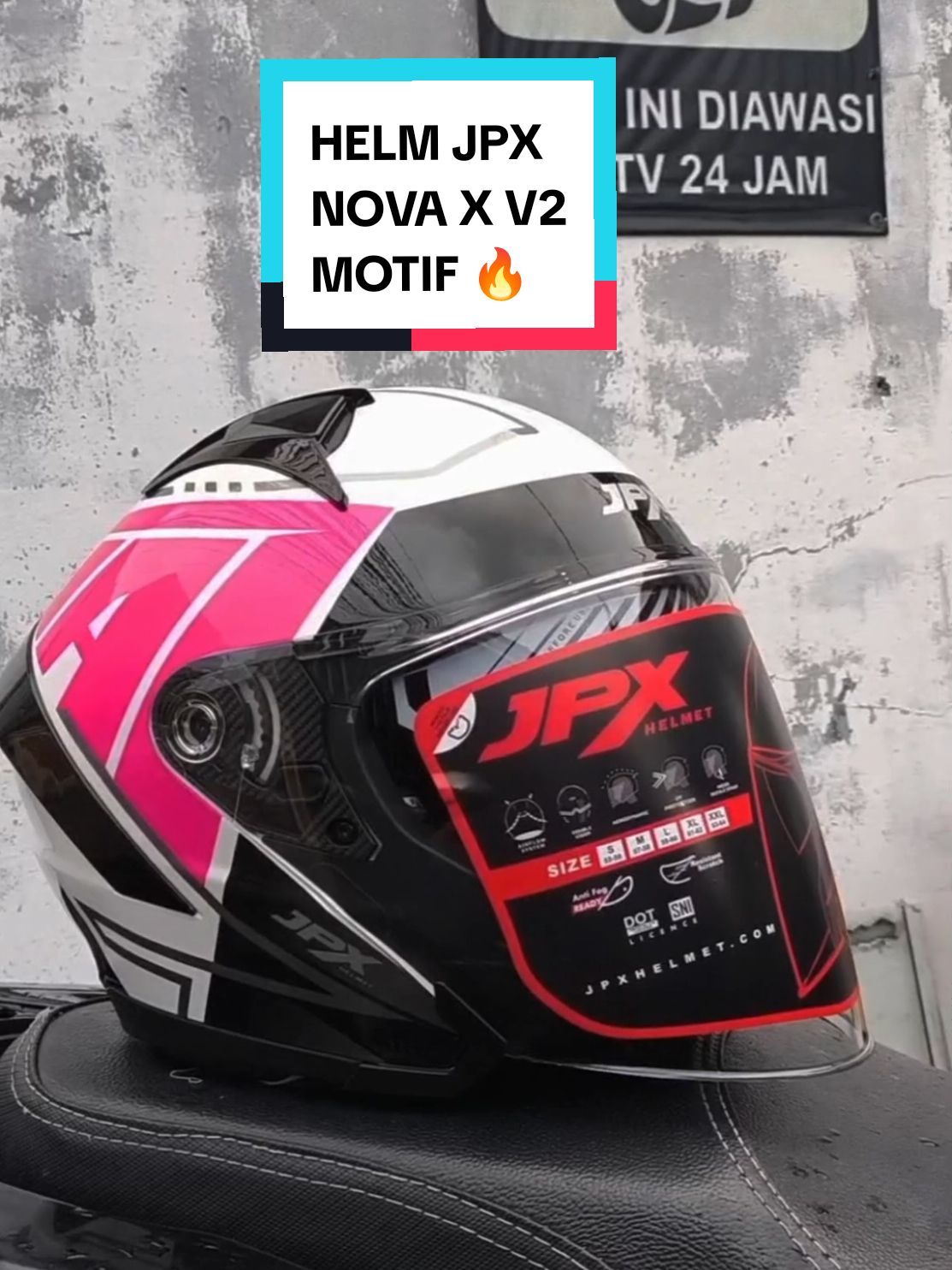 Brader? yakin nih gak ngiler helm dari produk JPX NOVA X V.02 motif yang ganteng kalem ini 🔥 #helmjpx #jpxnovax #jpxhelmet #helmjpxnovax #helmganteng #doublevisor #jpx #gratisongkir #bayarditempat #fyp #ghhelm #bisacod #helmberkualitas #sunmori #nightride 