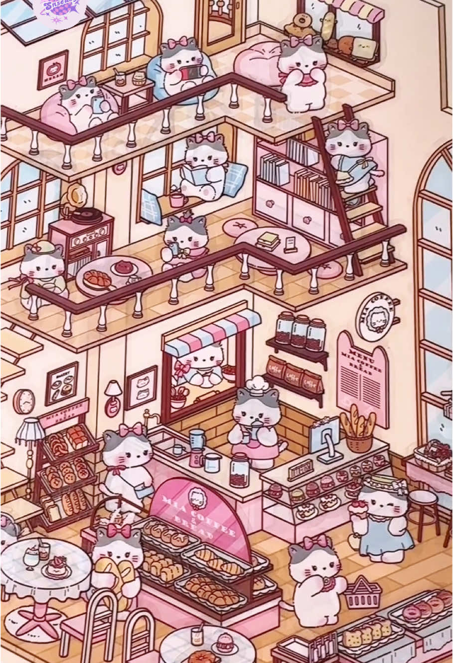 ASMR 3D DIY Scene Sticker: Kitty Afternoon Tea☕️🫖🍰🧁#asmr #stickers #cutesticker #stickershop #scene #stickerart #stickerlover #DIY #forupage #diylover #craft #3dsticker #asmrtiktoks #cute #satisfyingvideo #SmallBusiness #asmrsounds #giftideas #giftforkids #giftforher #sticke #stickergame #stickermaking #stickerchallenge #stickertok #diyproject #diystickers #usa🇺🇸 #canada🇨🇦 #au #europe #unitedkingdom #de #fr #spain