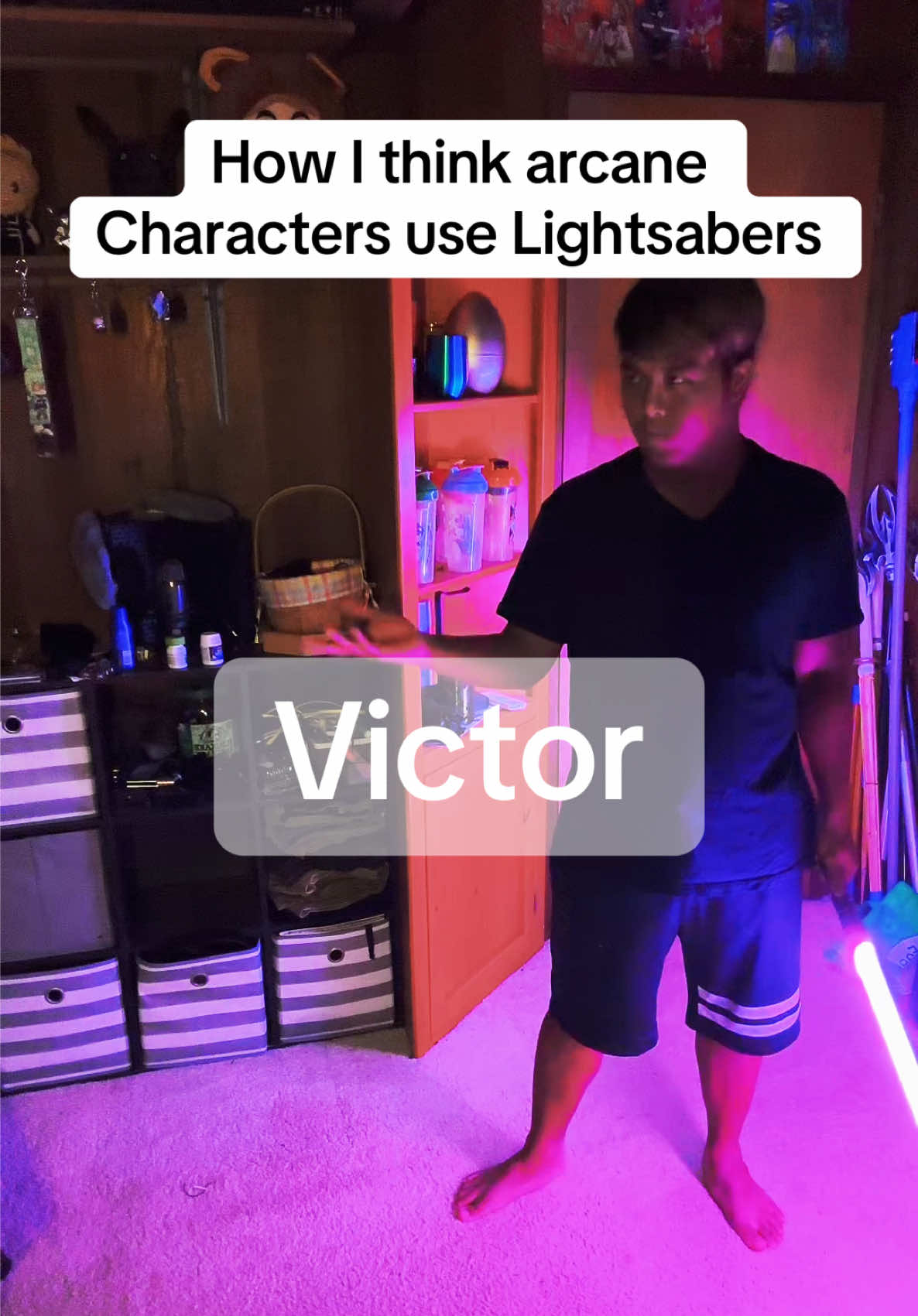 Replying to @barooque_ Who should i do next? #victor #arcanevictor #arcane #arcaneseason2 #arcanenetflix #starwars #lightsaber #multifandom #netflix #leagueoflegends 