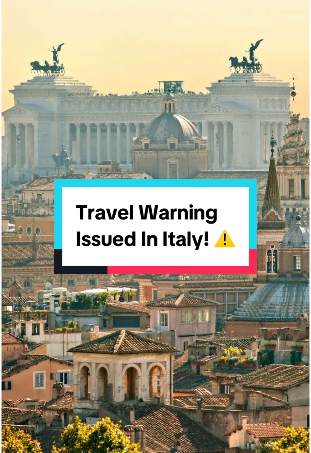 Countries Are Issuing A Travel Warning To Italy For The Next 12 Months ⚠️ #exploringitaly #italy #italia #italytraveltips #italytravel #visititaly 