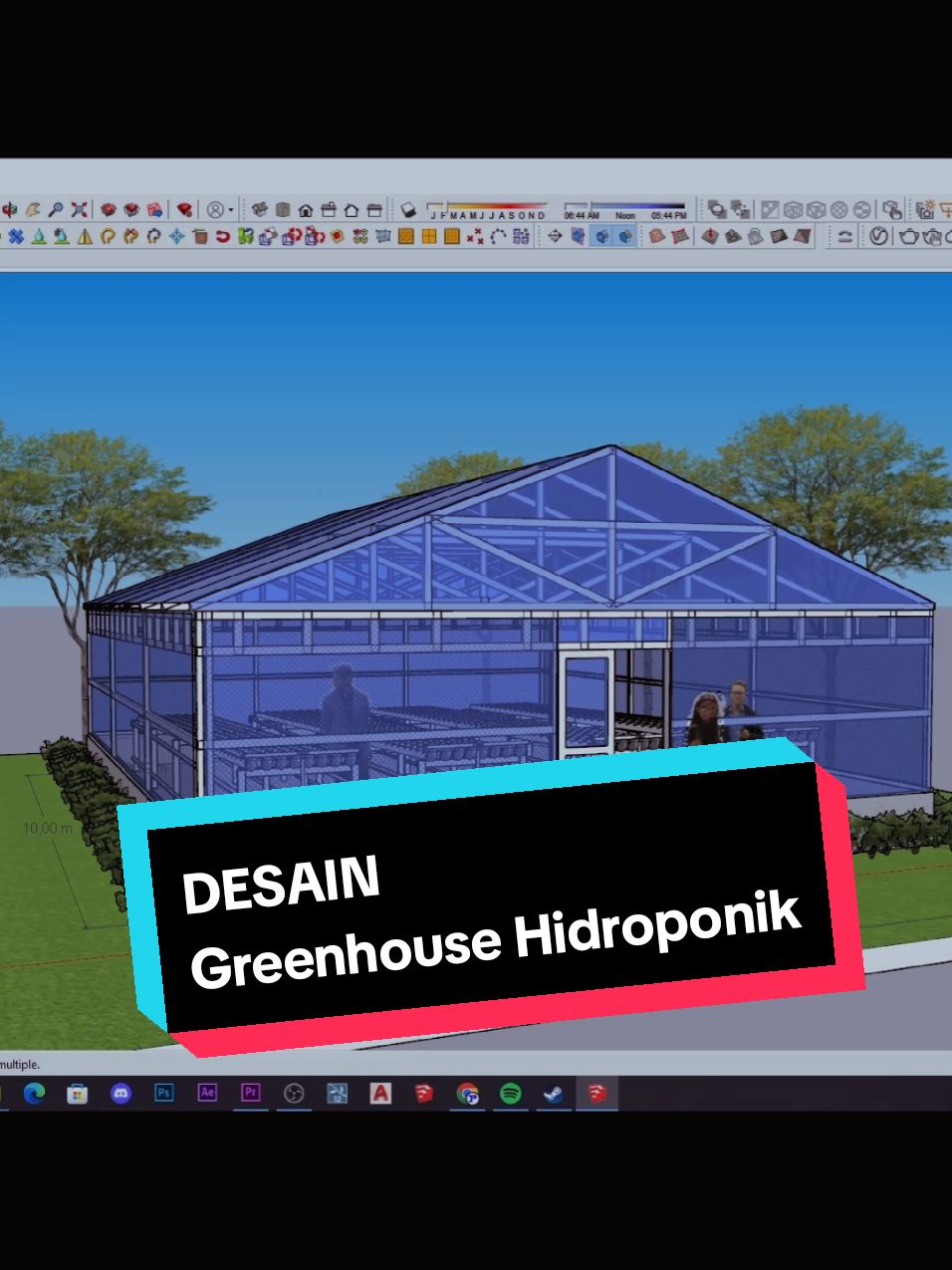 Desain Greenhouse Hidroponik Dijamin aman dari hama terbang #hidroponik #hidroponikpemula #hidroponikrumahan #greenhouse #fyp #viral #trending #greenhouselife 