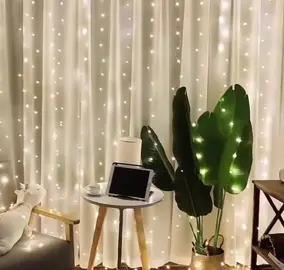 Cortina 300 Leds 3x2 3x3 3x4 Metros Festa Casamento Eventos Natal Branco Quente / Frio Colorido ➡️ https://s.shopee.com.br/5Ac5hRQ9sL Link do achadinho✨ ##shopee##natal##f