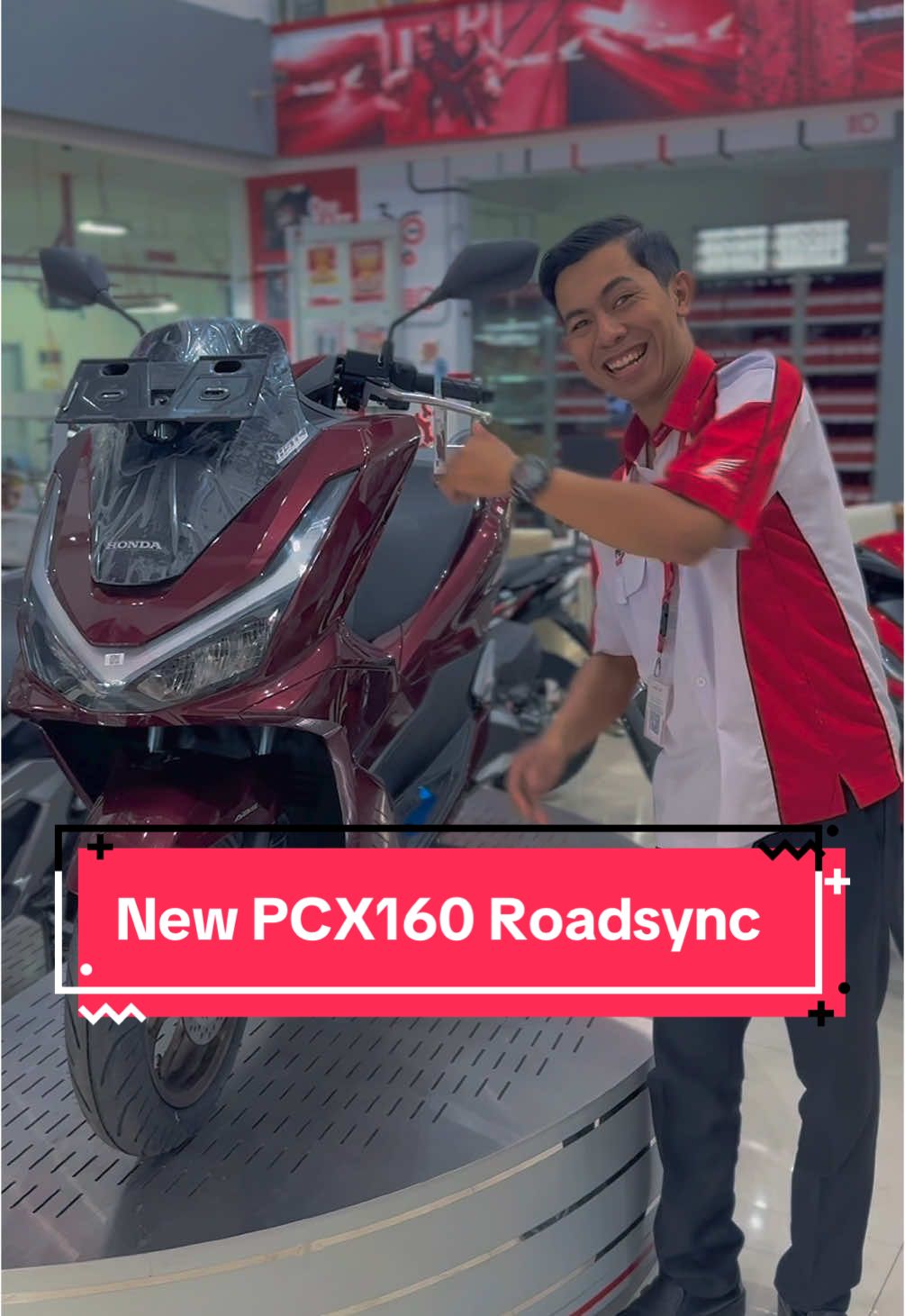 “Melangkah lebih percaya diri bersama New Honda PCX 160 2025! ✨ Desain mewah, performa maksimal, dan teknologi canggih yang bikin perjalananmu lebih nyaman dan stylish. Saatnya upgrade gaya hidupmu! 🚀 #NewPCX160 #LebihMewahLebihNyaman”