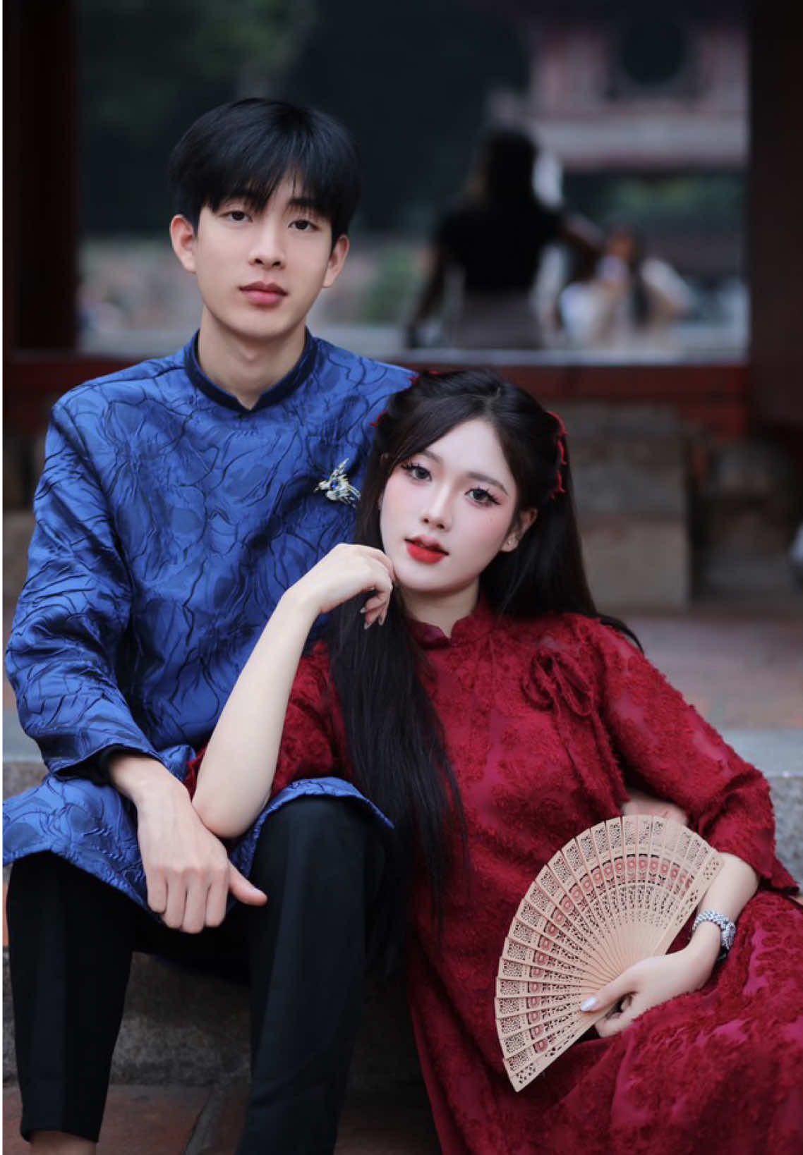 Hết còn ten rồiii 😭 Mn qua i_g tớ xem story đi zuiii lắm @Takku Fotos📸  #photography #chupanh #aodai #couple #tet #behindthescenes 