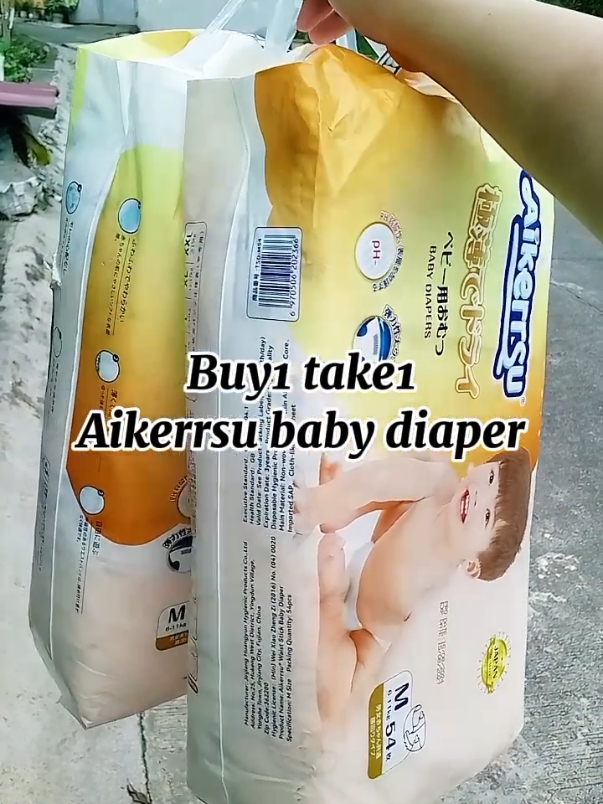 mas makakamura talaga sa buy1 take1 na diaper! may free 1 pack of tissue pa! ❤️ leak proof! kahit overnight hindi tumatagas! ❤️ Dito kana kay Aikerrsu baby diaper 🥰 #aikerssudiaper #aikerrsubabypants #aikerrsubabydiapers #babydiaper 