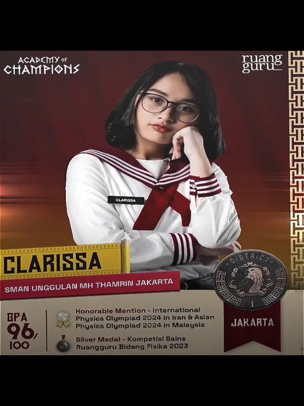 semangat Clarissa!!🤩🔥 #clarissa #aoc #ruangguru #fyp #fypage #epyepe #fypdong #fyppp #fypシ #fypシ゚viral #foryour #beranda 