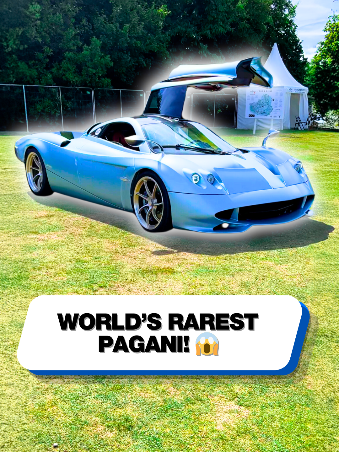 It even comes with it's own bag! 😍 #pagani #codalunga #paganicodalunga #rarecars #luxury #luxurycars #cartok #luxurylife #expensivecars #secret #suitcase #carshow #supercarblondie