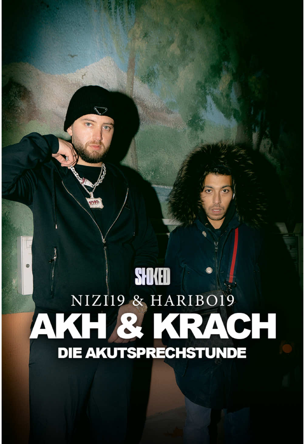 STOKED präsentiert „Akh & Krach“ mit @Nizi19 und @Haribo_1neun 🔥 Dienstag um 19:00 Uhr gehen Nizi und Haribo auf twitch.tv/stoked live und nehmen eure Anrufe entgegen. Ihr könnt sie alles fragen: Egal ob Beziehungstipps oder Investment-Ratschläge. Alles was ihr dafür tun müsst, ist vorab eine SMS an +4915735982317 schreiben, in der ihr erklärt, worüber ihr mit den beiden reden wollt. Wir sehen uns am Dienstag ☎️ #nizi19 #haribo19 #twitch #stoked 