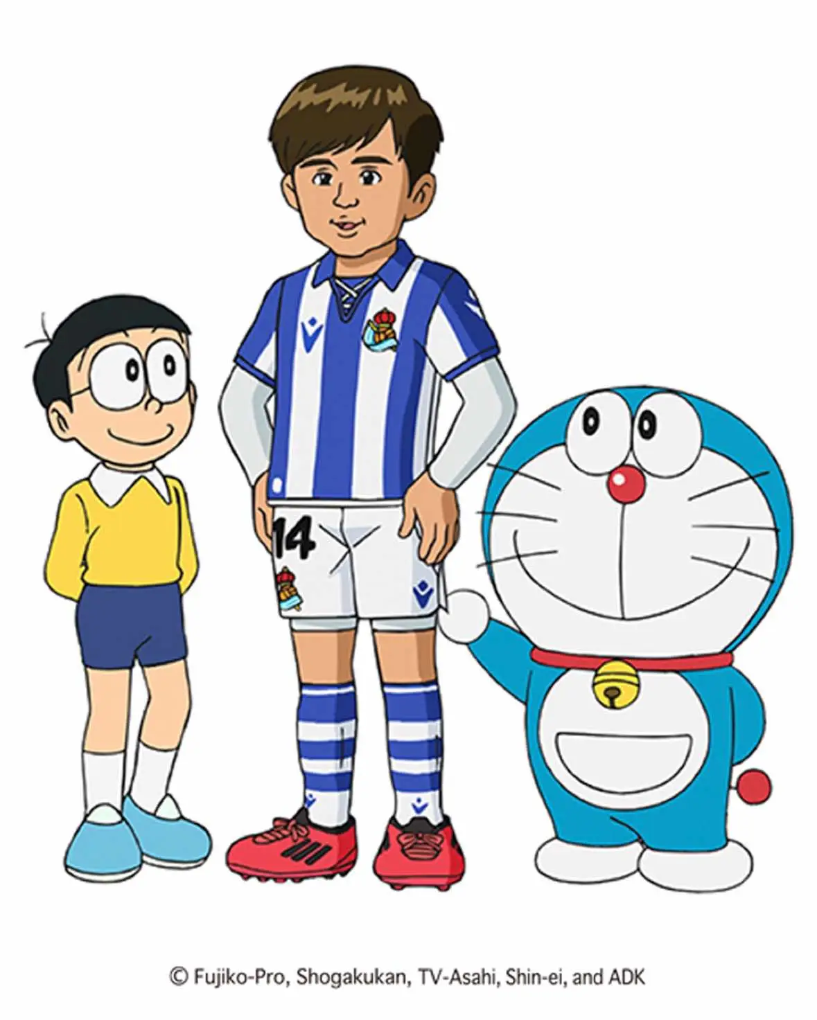 🇯🇵🤩 Take Kubo y la Real Sociedad saldrán en 𝐃𝐎𝐑𝐀𝐄𝐌𝐎𝐍 #RealSociedad #Doraemon #tiktokfootballacademy #take #takekubo 