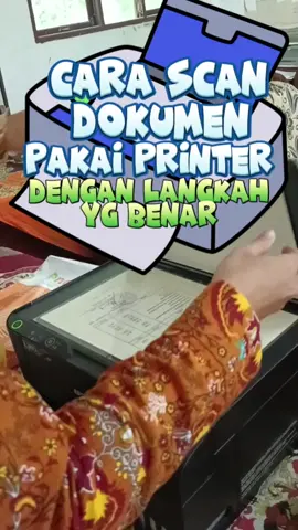 Cara scan dokumen pakai printer dengan langkah-langkah yang benar.  Kadang saking seringnya scan dokumen pakai HP, kita jadi lupa bagaimana cara scan dokumen pakai printer. Sehingga kalau tiba-tiba kita diharuskan melakukan scan pakai printer kita jadi gelagapan. Nah, begini tutorialnya cara scan dokumen pakai printer #tutorial #guruhebat #guru #ppg 