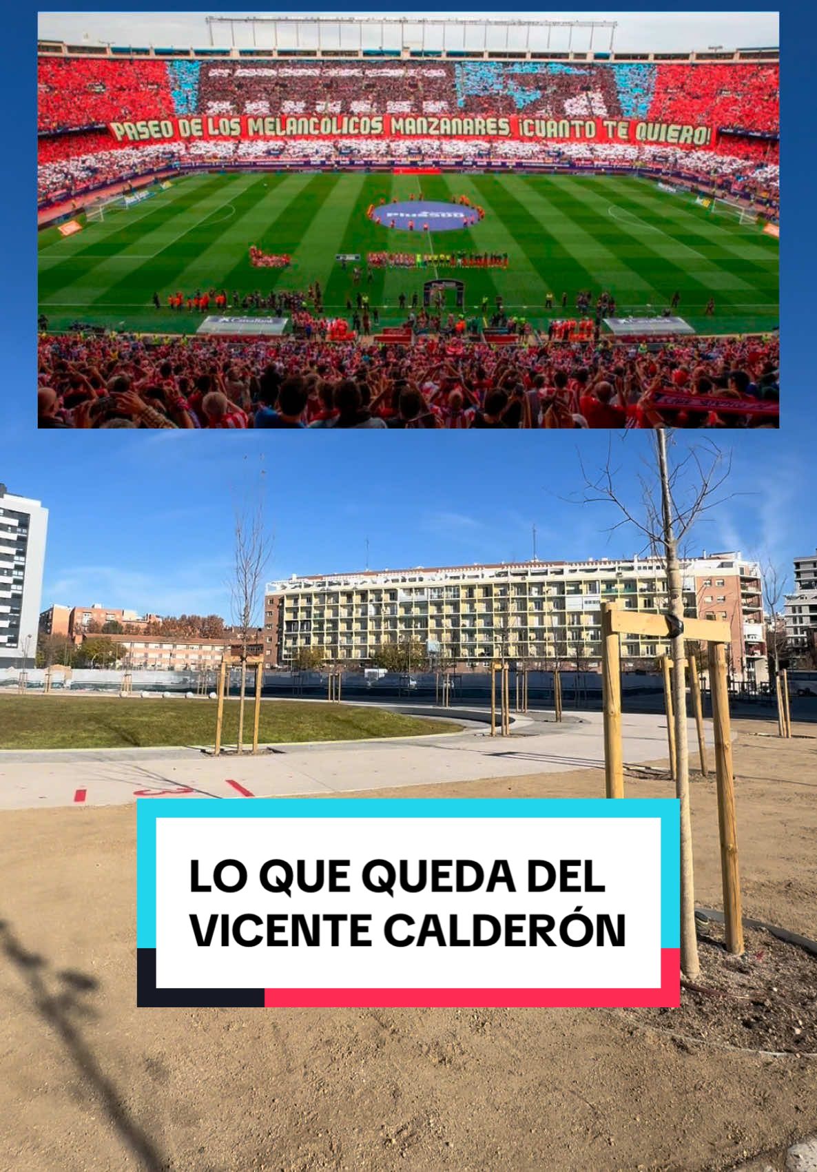 Esto es hoy el Vicente Calderón… 💔 #tiktokfootballacademy #tiktokfutbol #laliga #laligaeasports #atleticodemadrid #atleti #madridtiktok 