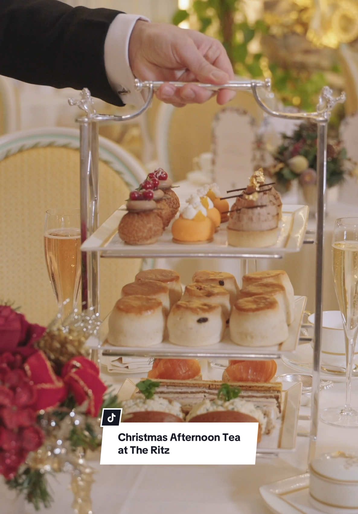 An experience that needs no introduction: Christmas Afternoon Tea at The Ritz. 🎄🫖 With a cup of Ritz Christmas Spiced Tea created by our very own Tea Master, an ounce of triumphant carol singing, and a glass of Ritz Champagne -or two- you have the perfect recipe for the Christmas spirit.    #AfternoonTea #ChristmasAfternoonTea #ChristmasatTheRitz