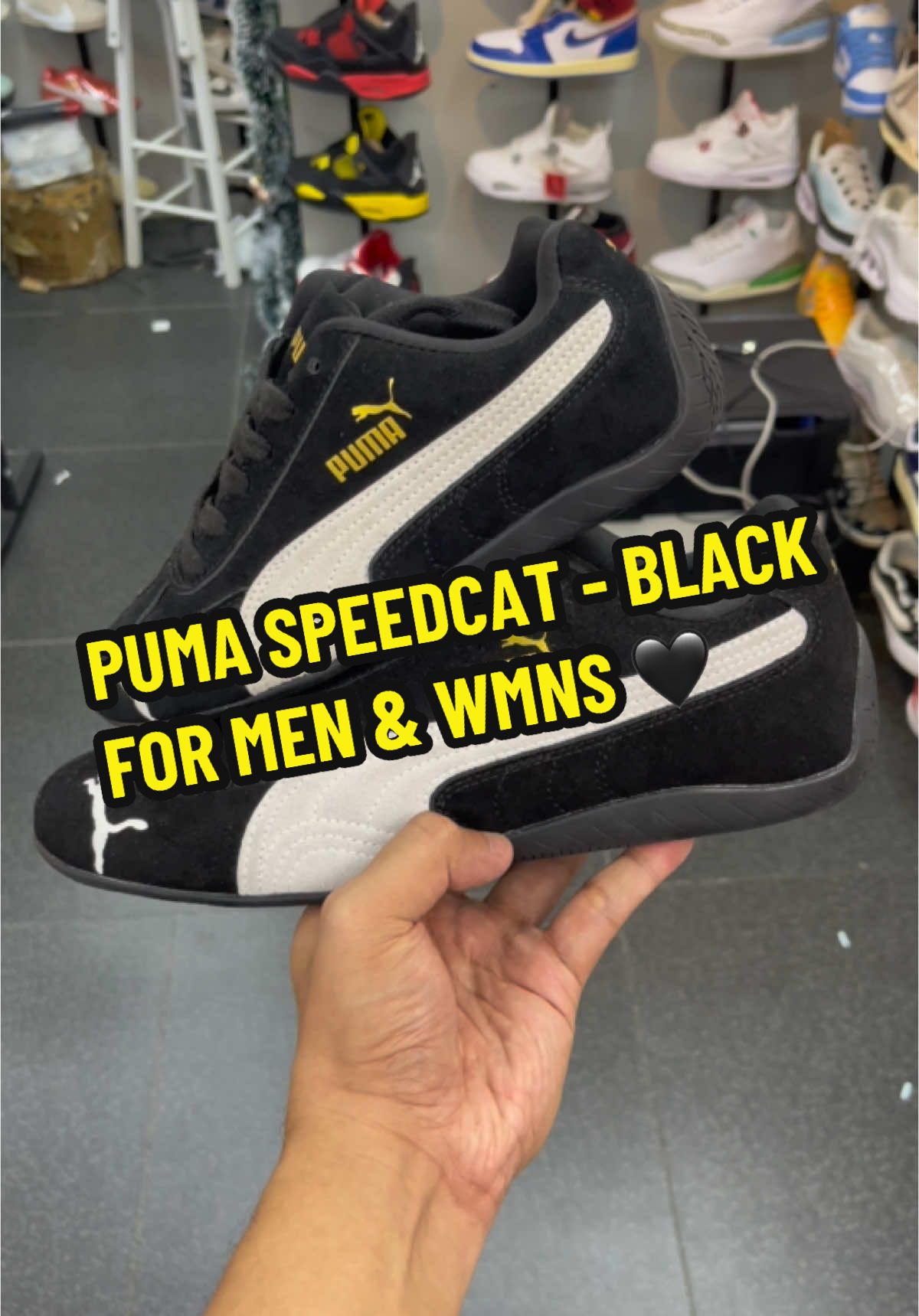 PUMA SPEEDCAT - BLACK 🖤  FOR MEN & WMNS ‼️ FB PAGE: Pick Up Store LINK ON BIO FOR SHOPEE🚨🚨 #pumaspeedcat #fyp  #fypシ  #fypppppppppppppppppppppppppppppppppppp 