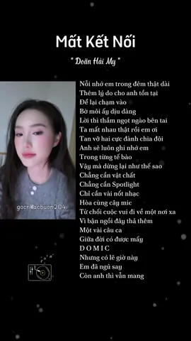 Nôi nhớ em trong đêm thật dài || Doãn Hải My Cover #gocnhacbuon204 #music #lyrics #nhachay #matketnoi #viral 