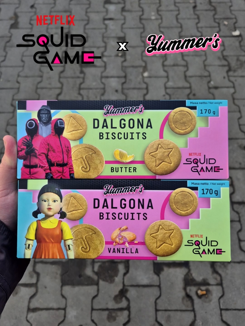 Viralowe ciastka dalgona ze Squid Game ⭕❌, stworzone przez Yummer's 🍪🇰🇷 #yummers #squidgame #dalgona #nowość #sticzu #sticzu_yt #sticzuyt 