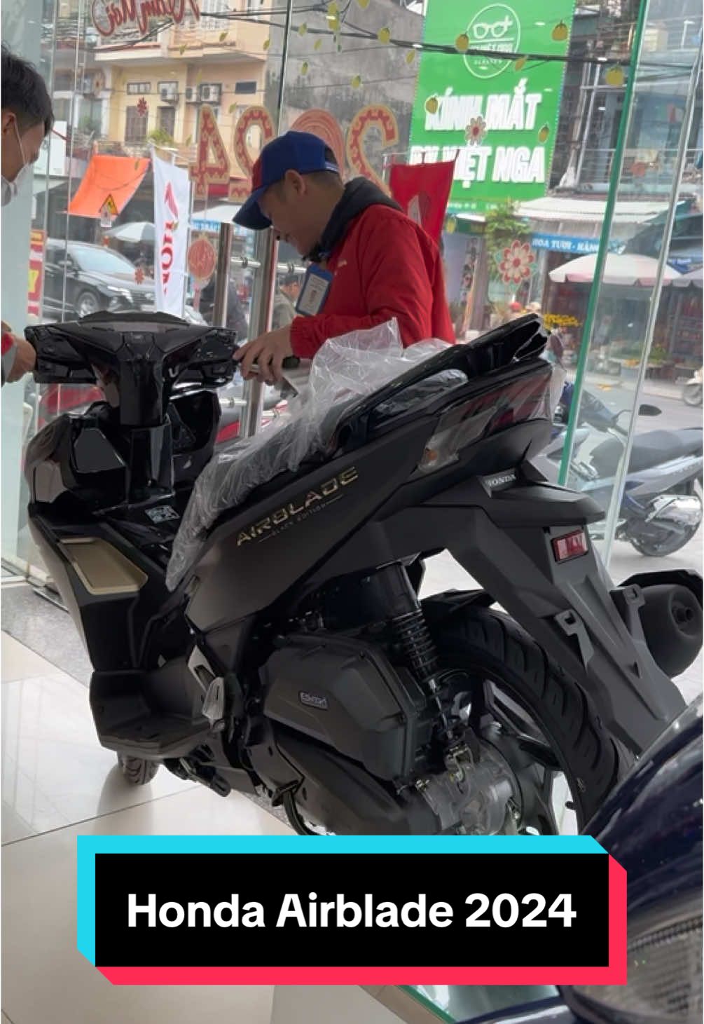 Xe AB màu đen mờ #honda #xuhuong #airblade #fyp 